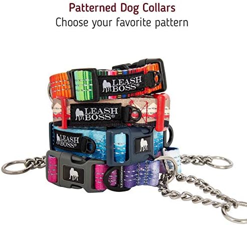 רצועות רצועות צווארון מרטינגייל לכלבים - שרשרת פלדה | צווארון כלבי ניילון רפלקטיבי לכלבים גדולים, כלבים